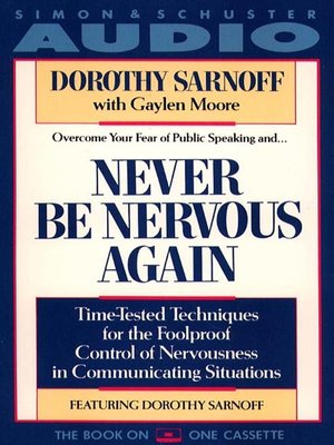 cover image of Never Be Nervous Again